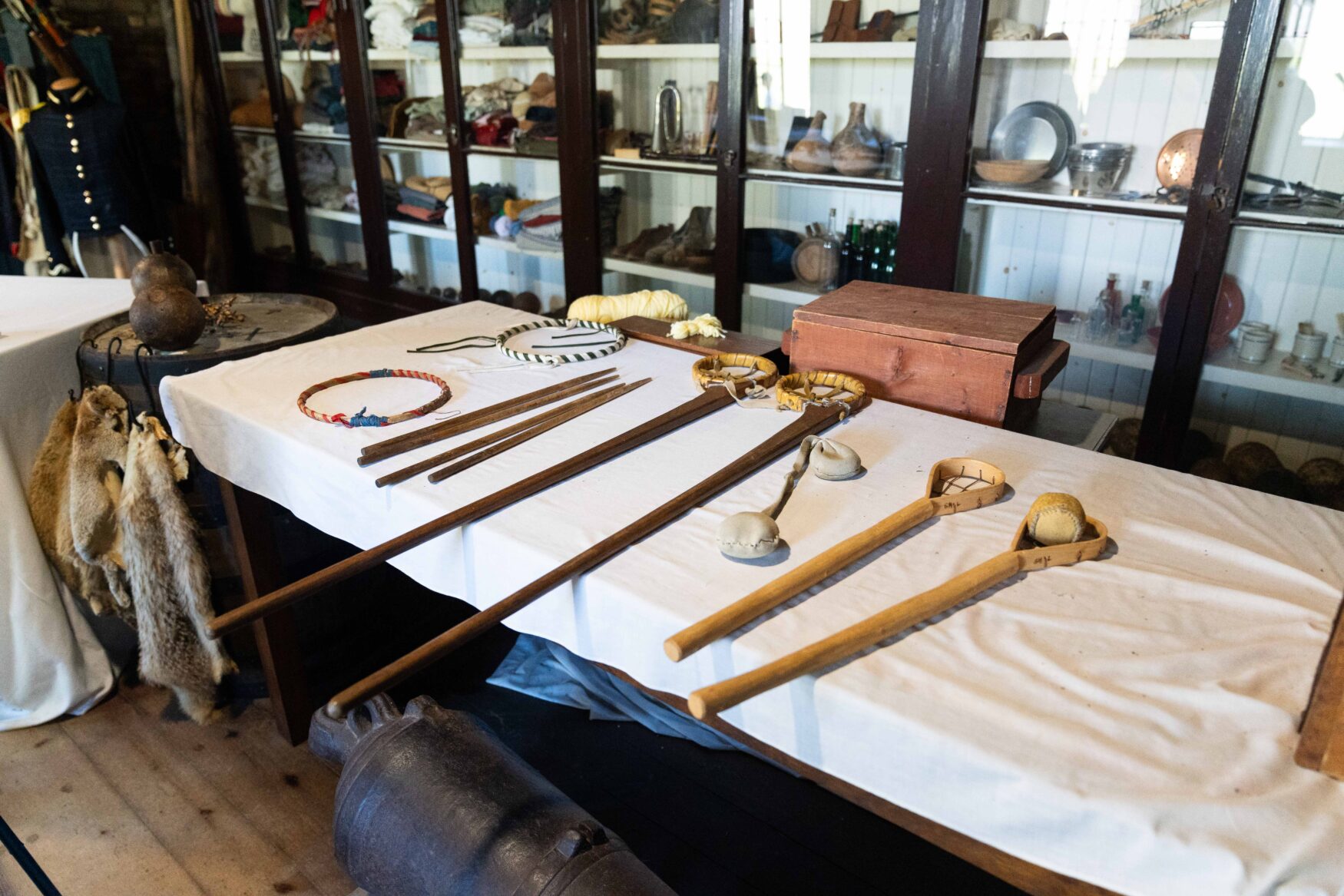 Rackets for sports that soldiers would use